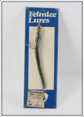 Vintage Felmlee Eel Lure On Card 