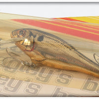 Bagley Flash Back On Gold Bass'N Shad On Card