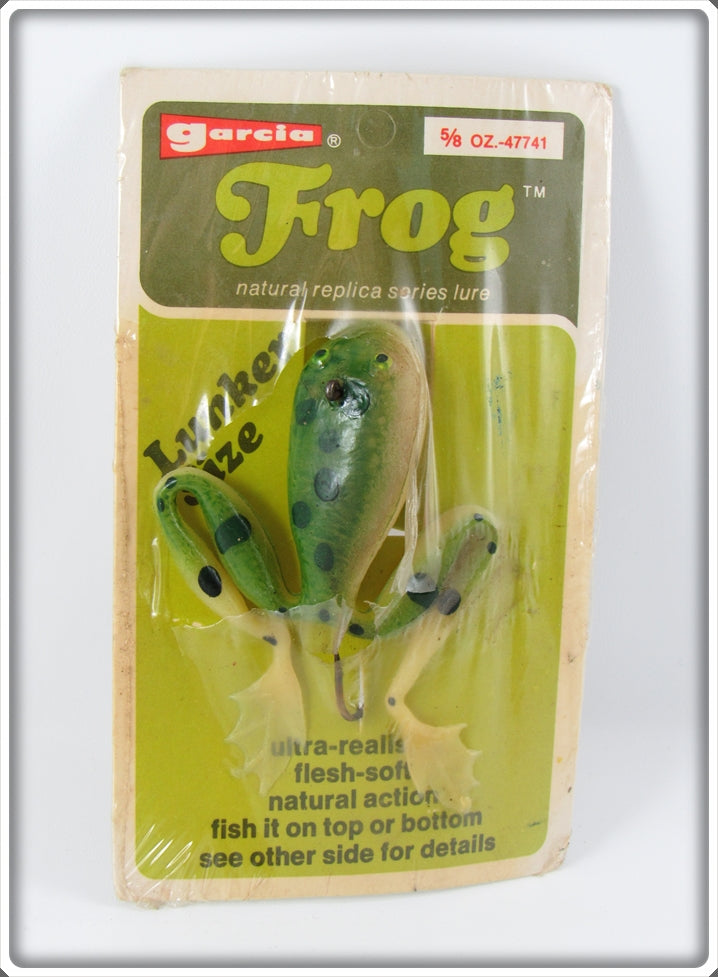 Vintage Garcia Frog On Card 