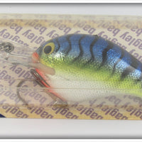 Bagley Hot Blue Chartreuse On Silver Diving B2 On Card