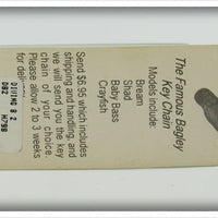 Bagley Hot Blue Chartreuse On Silver Diving B2 On Card