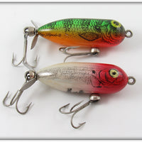 Heddon G Finish & Natural Perch Tiny Torpedo Lure Pair 