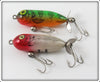 Heddon G Finish & Natural Perch Tiny Torpedo Pair
