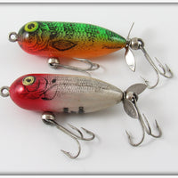 Heddon G Finish & Natural Perch Tiny Torpedo Pair