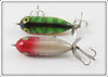 Heddon G Finish & Natural Perch Tiny Torpedo Pair