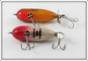 Heddon G Finish & Natural Perch Tiny Torpedo Pair