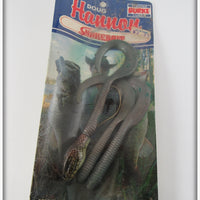 Vintage Burke Doug Hannon Snakebait Lure On Card 