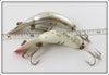 Heddon Tadpolly Spook Pair: Chrome & Silver Flitter