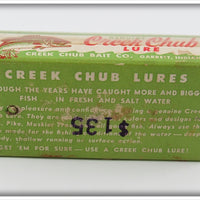Creek Chub Red & White Top N Pop In Box
