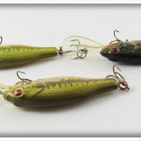 Rebel Baitfish Series Bass Lot Of Three