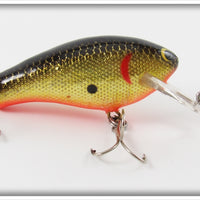 Vintage Bagley Black On Gold Foil Diving Killer B II Lure 