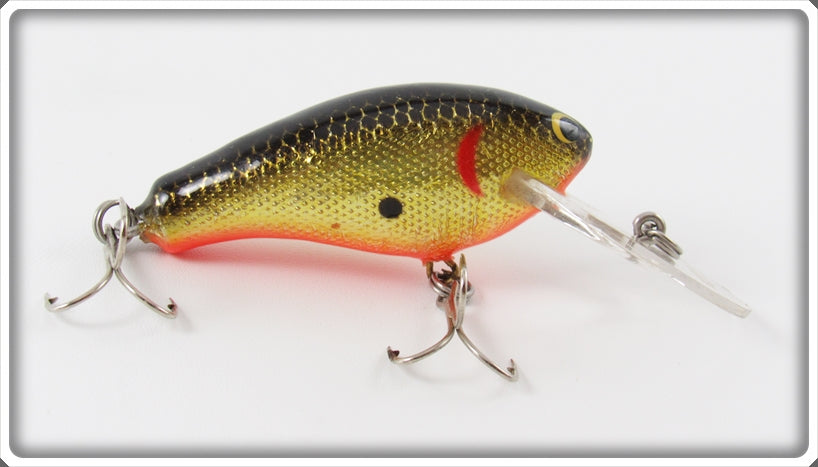 Vintage Bagley Black On Gold Foil Diving Killer B II Lure 