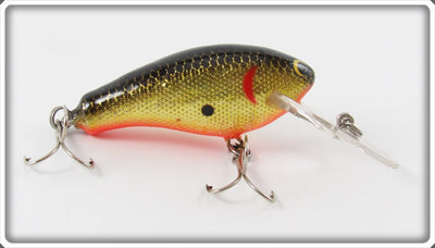 Vintage Bagley Black On Gold Foil Diving Killer B II Lure 
