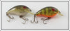 Vintage Rebel Naturalized Perch & Bass Wee R Lure Pair 