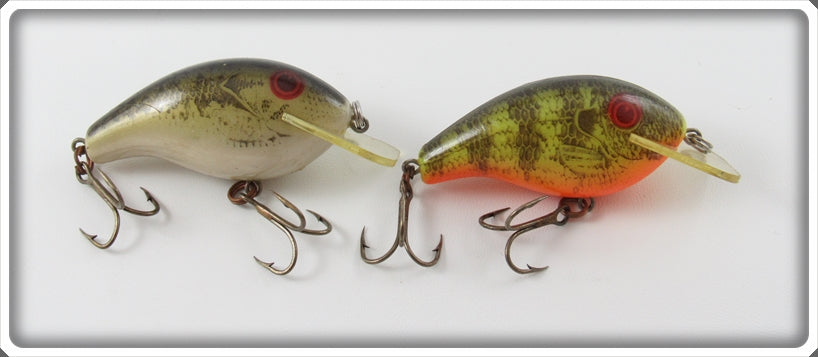 Vintage Rebel Naturalized Perch & Bass Wee R Lure Pair 