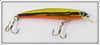 Unknown Possible Yo-Zuri Gold With Black Stripes Minnow