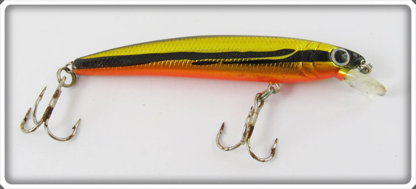 Unknown Possible Yo-Zuri Gold With Black Stripes Minnow