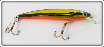 Unknown Possible Yo-Zuri Gold With Black Stripes Minnow