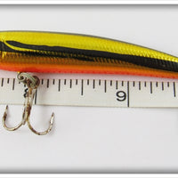 Unknown Possible Yo-Zuri Gold With Black Stripes Minnow