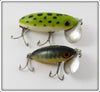 Arbogast Jitterbug Pair: Perch & Frog