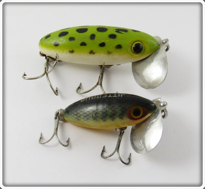 Arbogast Jitterbug Pair: Perch & Frog