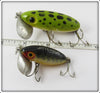 Arbogast Jitterbug Pair: Perch & Frog