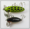 Arbogast Jitterbug Pair: Perch & Frog