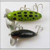 Arbogast Jitterbug Pair: Perch & Frog