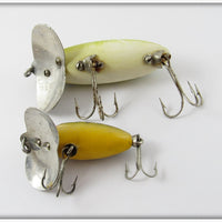Arbogast Jitterbug Pair: Perch & Frog