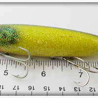 Norman Yellow Glitter Topwater Lure