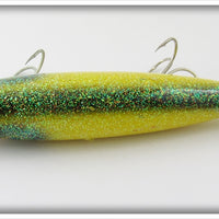 Norman Yellow Glitter Topwater Lure