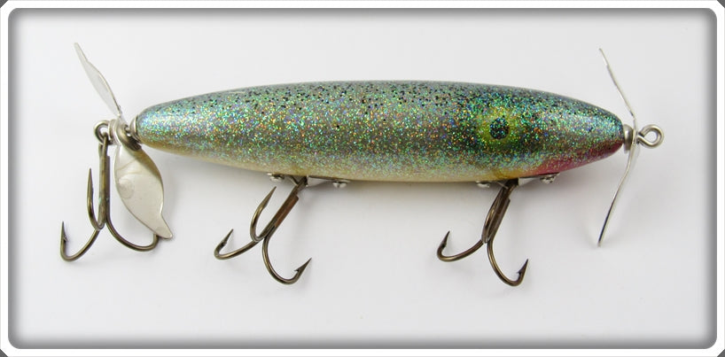Norman Grey Glitter Topwater Lure