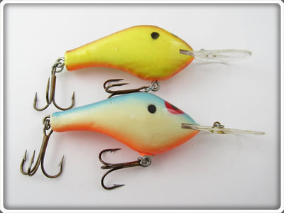 Poe's Chartreuse & Blue Back Crankbait Pair