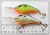 Poe's Green Back & Grey Back Crankbait Pair