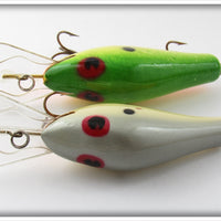 Poe's Green Back & Grey Back Crankbait Pair