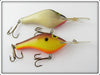 Poe's Chatreuse & Silver Scale Crankbait Pair