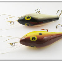 Poe's Chatreuse & Silver Scale Crankbait Pair