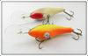 Poe's Chatreuse & Silver Scale Crankbait Pair
