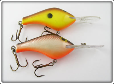 Poe's Chatreuse & Brown Scale Crankbait Pair