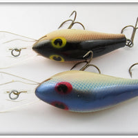 Poe's Blue Scale & Brown Scale Crankbait Pair