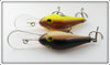 Poe's Chatreuse & Brown Scale Crankbait Pair