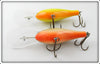 Poe's Chatreuse & Brown Scale Crankbait Pair