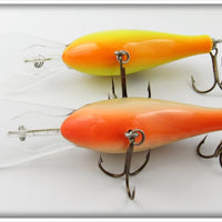 Poe's Chatreuse & Brown Scale Crankbait Pair