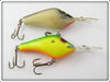 Poe's Chatreuse & Silver Scale Crankbait Pair