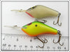 Poe's Chatreuse & Silver Scale Crankbait Pair