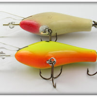 Poe's Chatreuse & Silver Scale Crankbait Pair