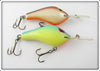 Poe's Blue Scale & Brown Scale Crankbait Pair