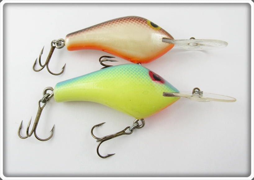 Poe's Blue Scale & Brown Scale Crankbait Pair