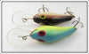 Poe's Blue Scale & Brown Scale Crankbait Pair