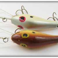 Poe's Brown Back & Silver Back Crankbait Pair